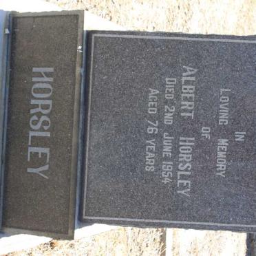 HORSLEY Albert -1954