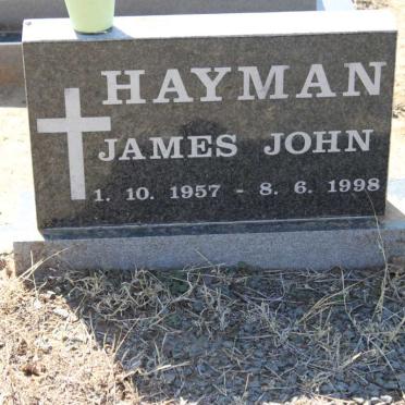 HAYMAN James John 1957-1998