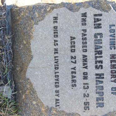 HARPER Ian Charles -1955