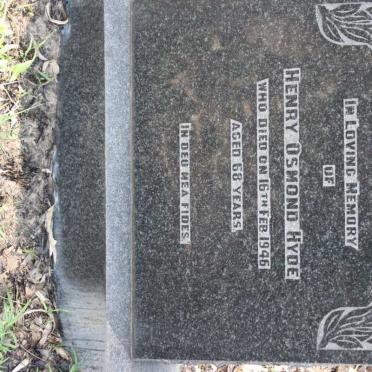 HYDE Henry Osmond -1946