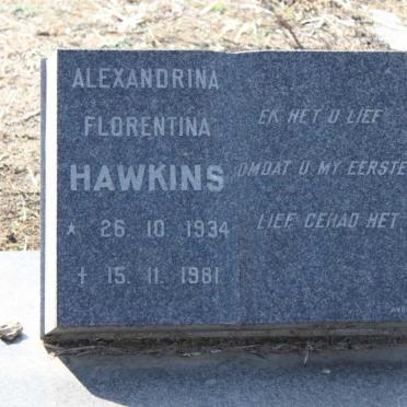HAWKINS Alexandrina Florentina 1934-1981