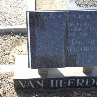 HEERDEN Roelof Marthinus, van 1929-1986