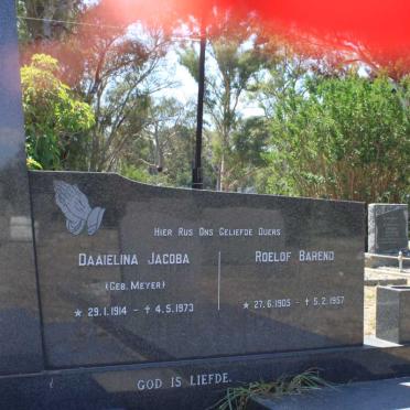 HEERDEN Roelof Barend, van 1905-1957 &amp; Daaielina Jacoba MEYER 1914-1973