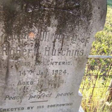 HUTCHINS Robert -1924