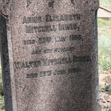 INNES Walter, MITCHELL -1906 &amp; Annie Elizabeth -1906