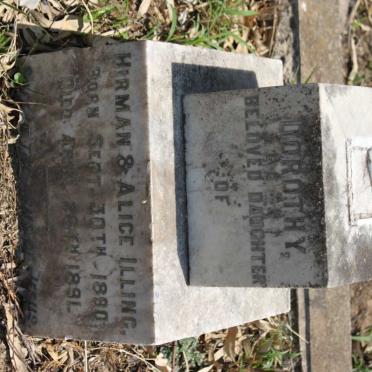 ILLING Dorothy 1890-189?