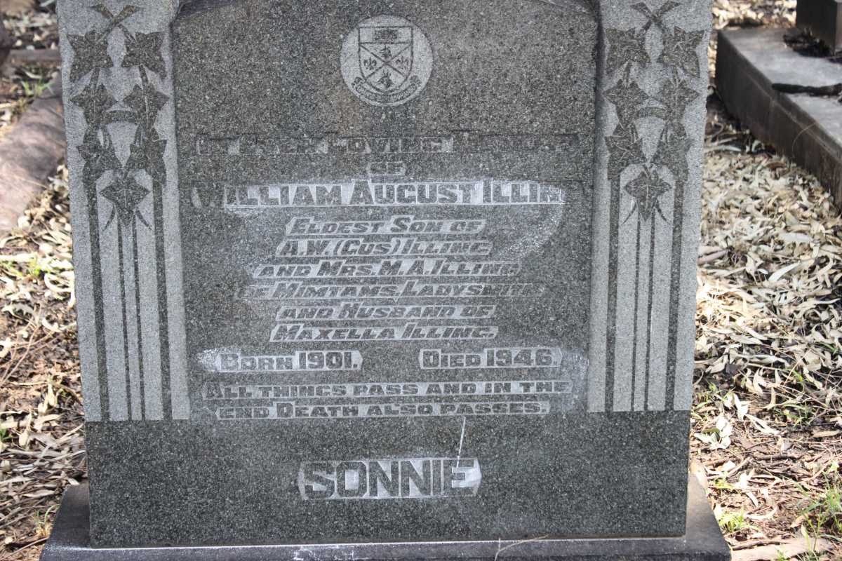 ILLING William August  1901-1946