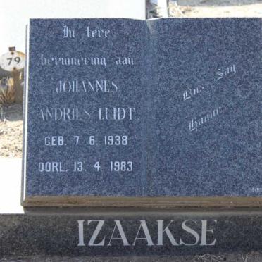 IZAAKSE Johannes Andries Luidt 1938-1983
