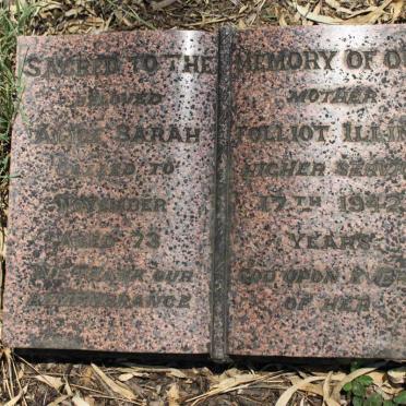 ILLING Alice Sarah Folliot -1942