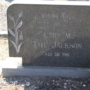 JACKSON Cyril M., TATE