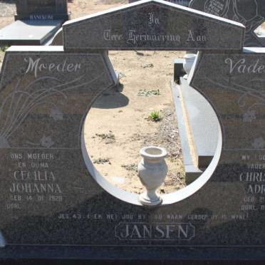 JANSEN Christiaan Adriaan 1920-1987 &amp; Cecilia Johanna 1928-