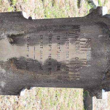 JAGER Petronella Wilhelmina, de 1869-1897