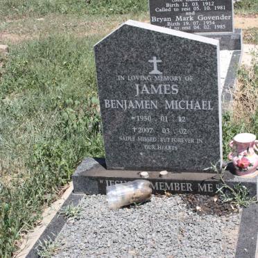 JAMES Benjamen Michael 1950-2007