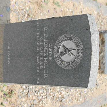 JONES Otto Barlow 1892-1946