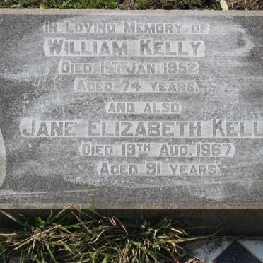 KELLY William -1952 &amp; Jane Elizabeth -1967