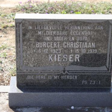 KIESER Burgert Christiaan 1923-1979