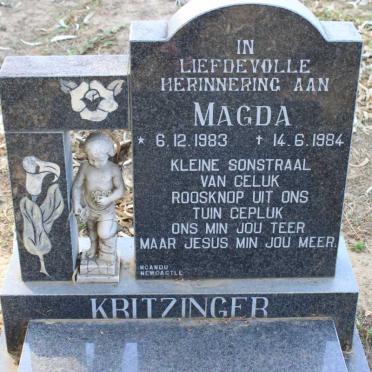 KRITZINGER Magda 1983-1984