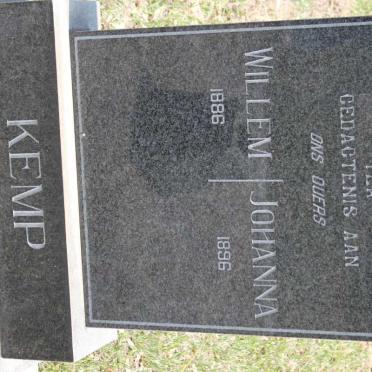 KEMP Willem -1886  &amp; Johanna -1896
