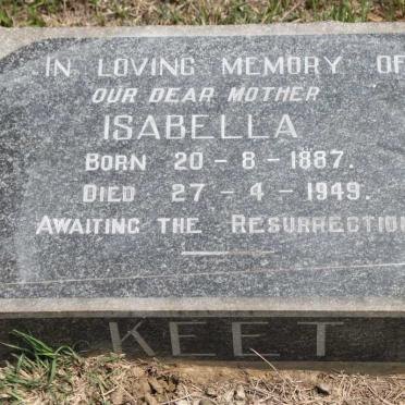 KEET Isabella 1887-1949 