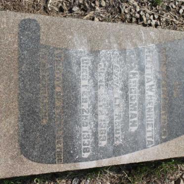 KROGMAN Aletta  W. Henrietta nee LE ROUX 1889-1938