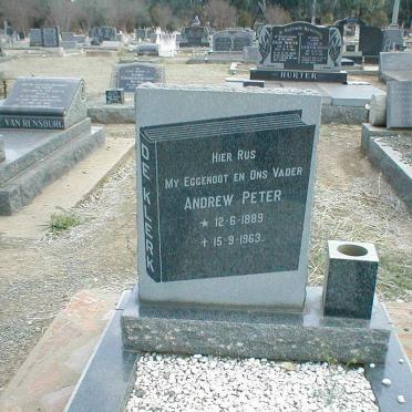 KLERK Andrew Peter, de 1889-1963