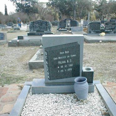 KLERK Hilkia A.S., de 1912-1976