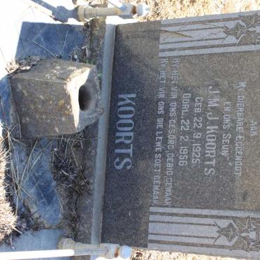 KOORTS J.M.J. 1925-1956