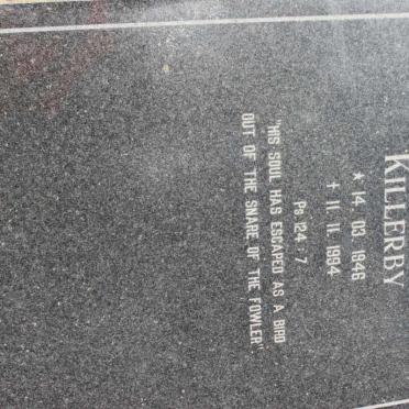 KILLERBY Winston Samuel 1946-1994