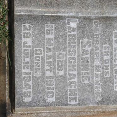 LABUSCHAGNE Sannie 1910-1949