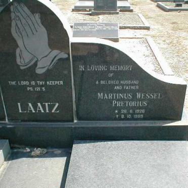 LAATZ Martinus Wessel Pretorius 1926-1969