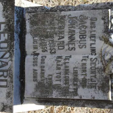 LEONARD Jacobus Johannes  1953-1955