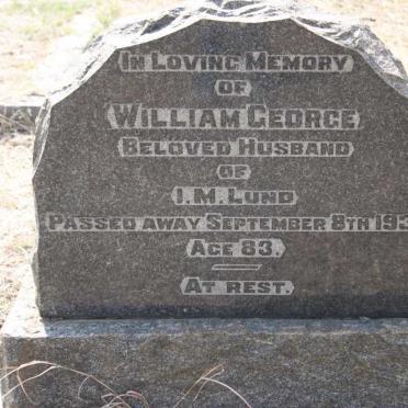 LUND William George -1936