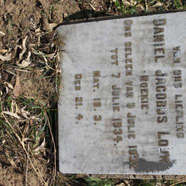 LOUW Daniel Jacobus 1932-1934