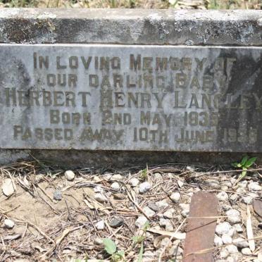 LANGLEY Herbert Henry 1935-1936