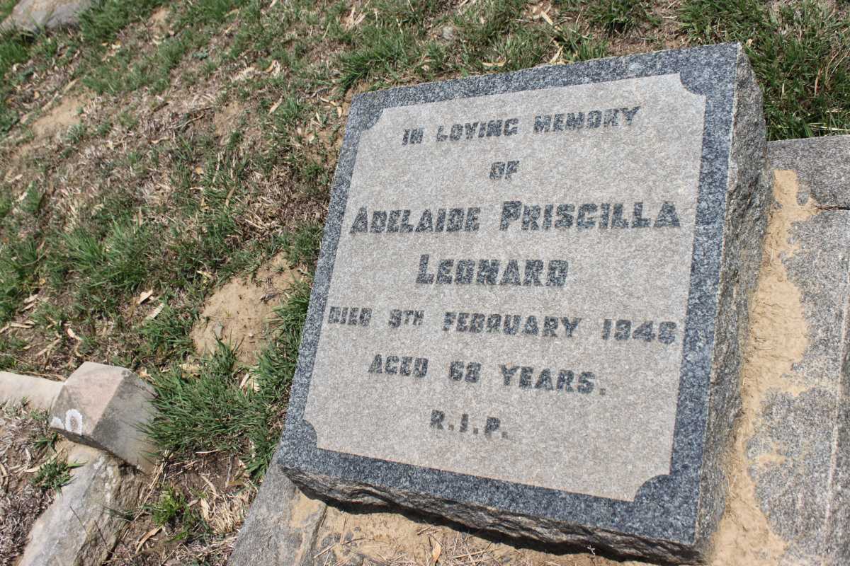 LEONARD Adelaide Priscilla -196?