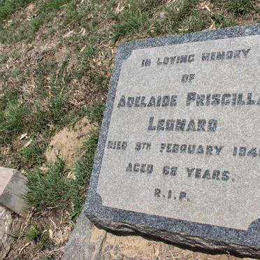LEONARD Adelaide Priscilla -196?