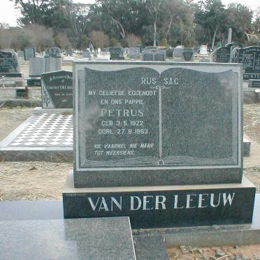 LEEUW Petrus, van der 1922-1963