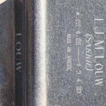 LOUW I.J.M. 1925-1983