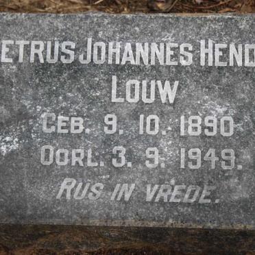 LOUW Petrus Johannes Hendrik 1890-1949