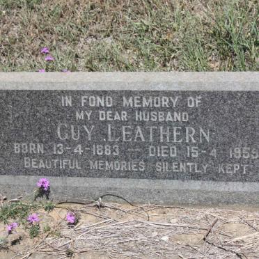 LEATHERN Guy 1883-1959 &amp; Hilda Amelia Fanny 1888-1979