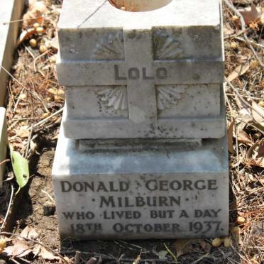 MILBURN Donald George 1937-1937