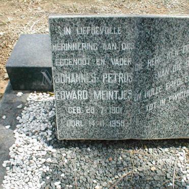 MEINTJES Johannes Petrus Edward 1901-1959