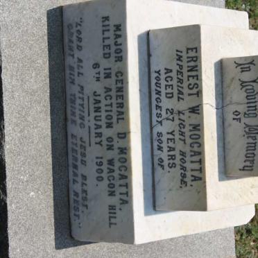 MOCATTA Ernest W. -1900