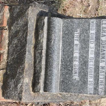 MATTHEYS Clara Johanna -1930