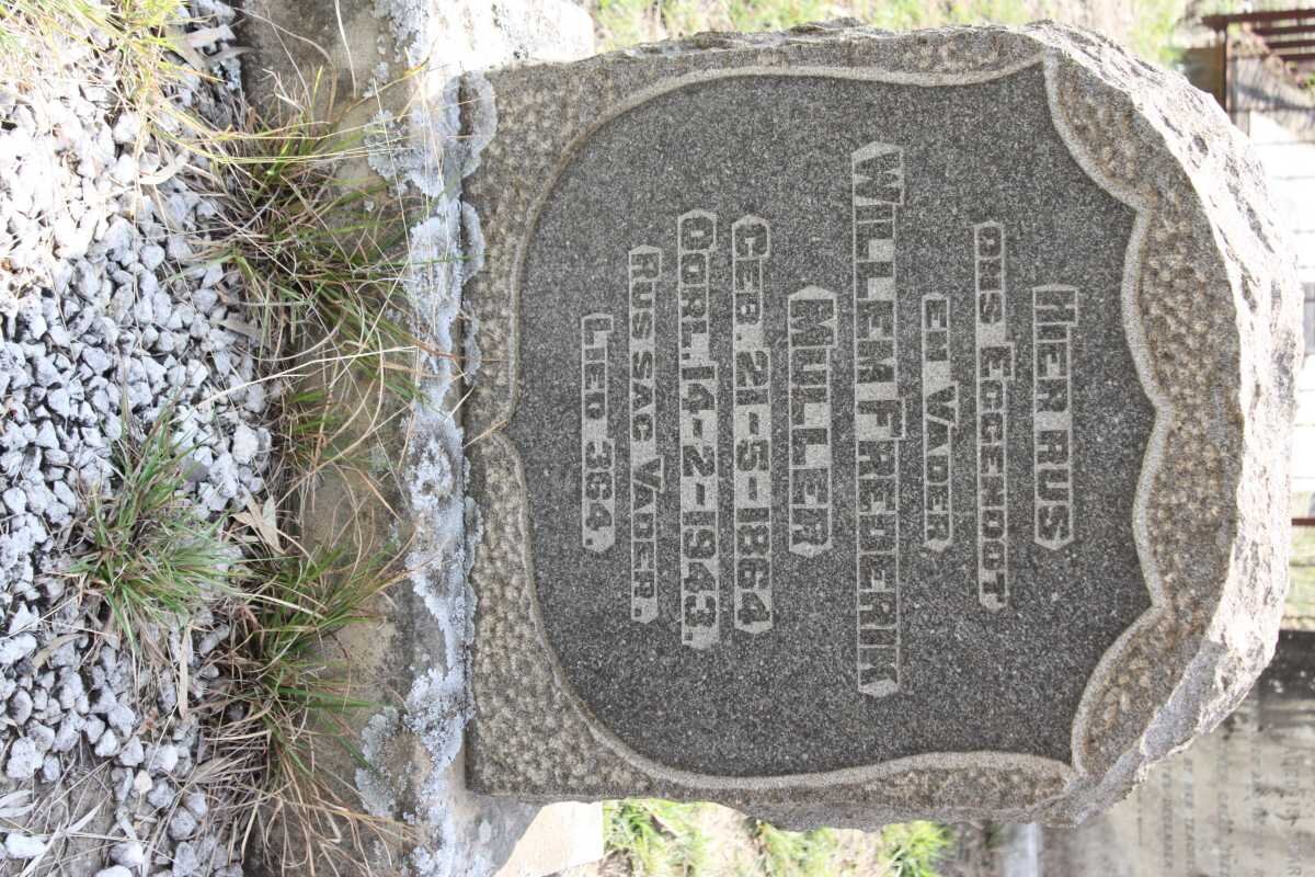 MULLER Willem Frederik 1864-1943