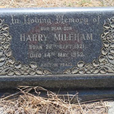 MILEHAM Harry 1921-1952