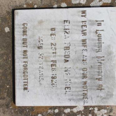 McNIEL Eliza Freda -1928