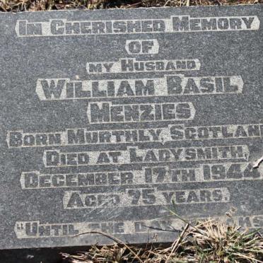 MENZIES William Basil -1944