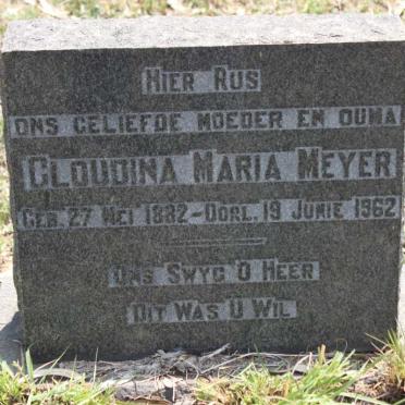 MEYER Gloudina Maria 1882-1962