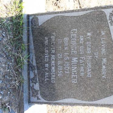 MUNGER George 1907-1956